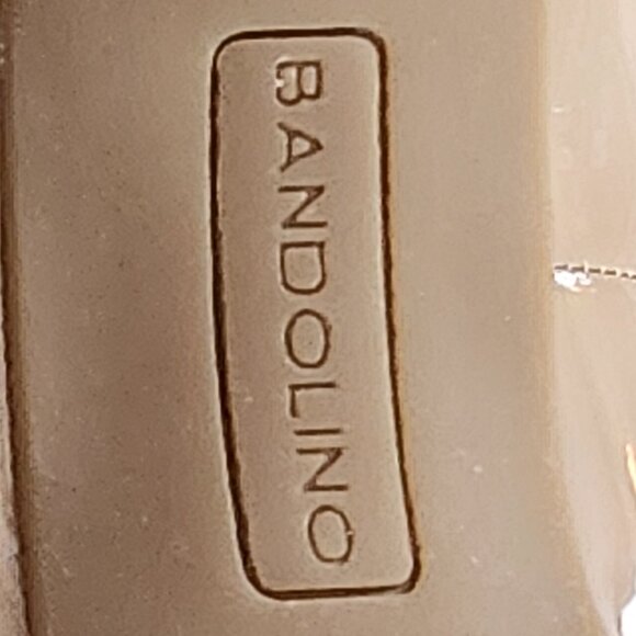 BRAND NEW BANDOLINO OPEN TOE TAUPE HIGH HEELS SIZE 9 1/2 M - Picture 9 of 15